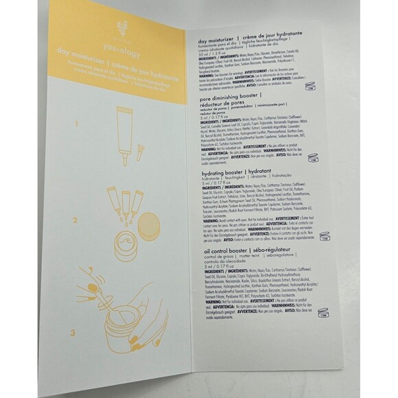 Younique Youology Day Moisturizer 1.2 fl oz with 3 boosters New in Box - Picture 6 of 8